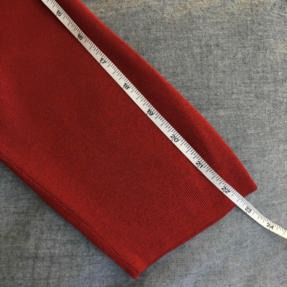 Exclusively Misook Red Button Front Knit Cardigan - image 8